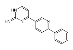 4-(6-phenylpyridin-3-yl)pyrimidin-2-amine结构式