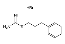 S-(3-phenyl-propyl)-isothiourea, hydrobromide结构式