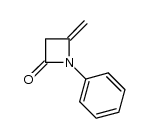 4-methylene-1-phenylazetidin-2-one结构式