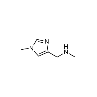 甲基[(1-甲基-1H-咪唑-4-基)甲基]胺结构式
