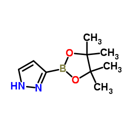 5-(4,4,5,5-Tetramethyl-1,3,2-dioxaborolan-2-yl)-1H-pyrazole structure