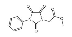 methyl 2-(2,4,5-trioxo-3-phenylimidazolidin-1-yl)acetate Structure