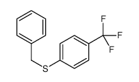 1-benzylsulfanyl-4-(trifluoromethyl)benzene结构式