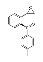 (S)-2-((S)-p-tolylsulfinyl)styrene oxide Structure
