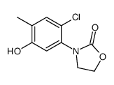 3-(2-chloro-5-hydroxy-4-methylphenyl)-1,3-oxazolidin-2-one结构式