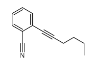 2-hex-1-ynylbenzonitrile结构式