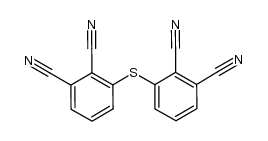 bis(1,2-dicyanophenyl)sulfide结构式