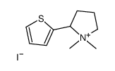 1,1-dimethyl-2-thiophen-2-ylpyrrolidin-1-ium,iodide Structure