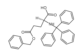 N-trityl-L-glutamic acid-5-benzyl ester Structure