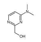 [4-(二甲基氨基)嘧啶-2-基]甲醇结构式