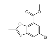 methyl 5-bromo-2-methyl-1,3-benzoxazole-7-carboxylate Structure