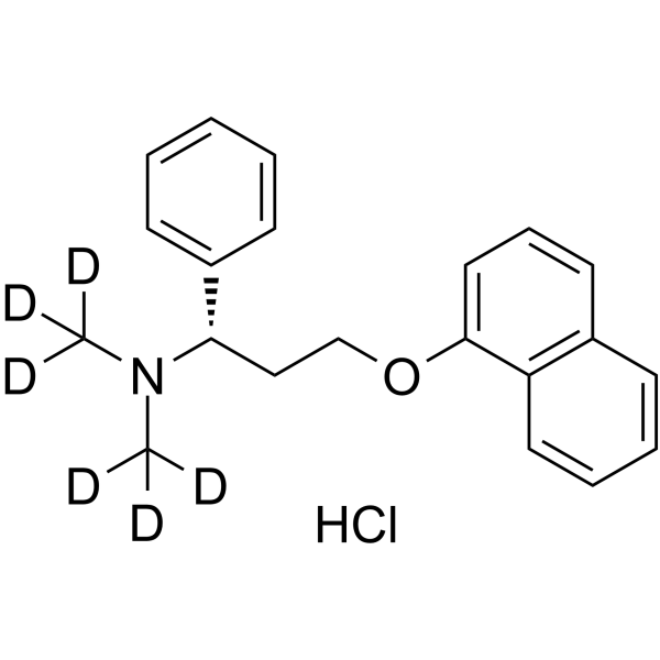 Dapoxetine-d6 hydrochloride Structure