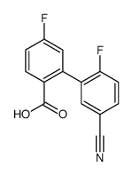 2-(5-cyano-2-fluorophenyl)-4-fluorobenzoic acid Structure
