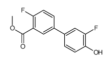 methyl 2-fluoro-5-(3-fluoro-4-hydroxyphenyl)benzoate结构式