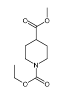 1,4-哌啶二羧酸 1-乙基 4-甲酯结构式
