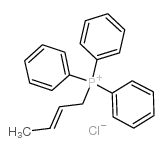 Phosphonium,2-buten-1-yltriphenyl-, chloride (1:1) structure