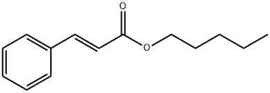 2-Propenoic acid, 3-phenyl-, pentyl ester, (2E)- structure