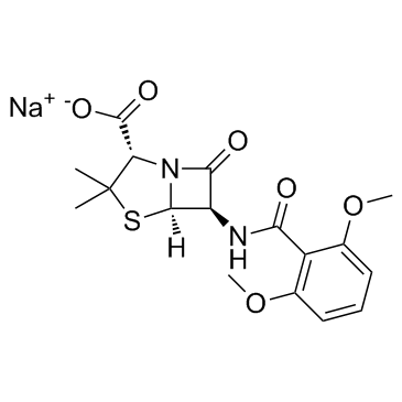 甲氧西林钠结构式