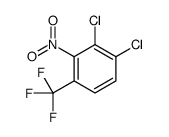 BENZENE, 1,2-DICHLORO-3-NITRO-4-(TRIFLUOROMETHYL)- Structure