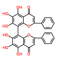 8,8''-二黄芩素结构式