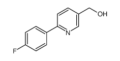[6-(4-fluorophenyl)pyridin-3-yl]methanol structure