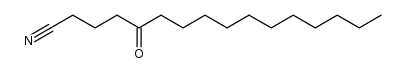 5-oxo-hexadecanenitrile Structure