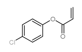 2-Propenoic acid,4-chlorophenyl ester Structure