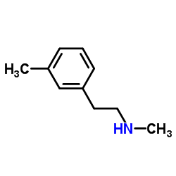 甲基-(2-间甲苯乙基)胺结构式