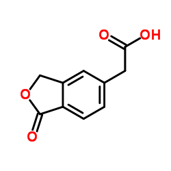 (1-Oxo-1,3-dihydro-2-benzofuran-5-yl)acetic acid结构式
