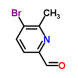 5-溴-6-甲基吡啶-2-甲醛图片