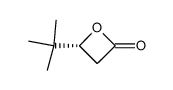 (R)-4-tert-butyl-oxetan-2-one结构式