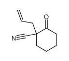 (+/-)-1-allyl-2-oxo-1-cyclohexanecarbonitrile结构式