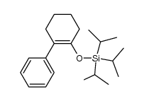 triisopropyl((3,4,5,6-tetrahydro-[1,1'-biphenyl]-2-yl)oxy)silane结构式