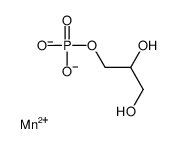 2,3-dihydroxypropyl phosphate,manganese(2+) Structure