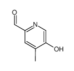 2-Pyridinecarboxaldehyde,5-hydroxy-4-methyl-(9CI) structure
