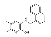 5-ethyl-6-methyl-3-(naphthalen-1-ylmethylamino)-1H-pyridin-2-one Structure