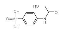 4-(羟基乙酰基氨基)苯胂酸结构式