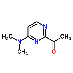 Ethanone, 1-[4-(dimethylamino)-2-pyrimidinyl]- (9CI)结构式