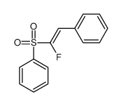 [2-(benzenesulfonyl)-2-fluoroethenyl]benzene Structure