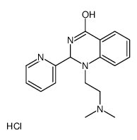 1-[2-(dimethylamino)ethyl]-2-pyridin-2-yl-2,3-dihydroquinazolin-4-one,hydrochloride结构式