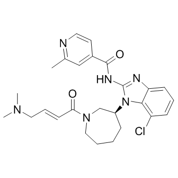 Nazartinib S-enantiomer structure