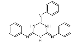 2-N,4-N,6-N-triphenyl-1,3,5-triazine-2,4,6-triamine Structure