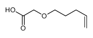 2-pent-4-enoxyacetic acid Structure