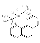 1,10-phenanthroline compound with di(tert-butyl)(dichloro)stannane (1:1) (en)结构式