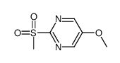 2-甲烷磺酰基-5-甲氧基嘧啶结构式