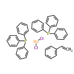 苯基亚甲基双(三环己基磷)二氯化钌结构式