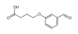4-(3-formyl-phenoxy)-butyric acid Structure