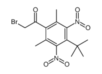4-叔丁基-2,6-二甲基-3,5-二硝基苯酰溴结构式