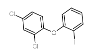 2,4-二氯-1-(2-碘苯氧基)苯结构式