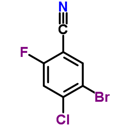 5-Bromo-4-chloro-2-fluorobenzonitrile Structure